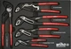 Wiha 5 Piece Classic Grip V-Jaw Tongue & Groove Pliers Tray Set 34691