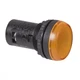 Baco Controls L20SC40M 22mm 130V Yellow One-Piece Pilot Light MFGD