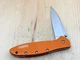 Kershaw Leek 1660OR Ken Onion Design USA Orange Pocket Knife