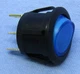 Philmore 30-16126 SPST OFF-ON, 12V DC Blue Lighted Snap-In Rocker 10A@125V AC