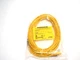 Turck PKW 4M-6/S1587 / U-56395 Picofast M8 Cordset Yellow Shielded PLC 125V 2A
