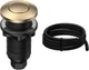 ANWOLL Garbage Disposal Air Switch Sink Top Push Button, 5FT Champagne Bronze 