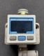 SMC ZSE30-01-25-M Pressure Sensor/Indicator  with attached Fittings