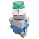 IDEC ALW212620D-G Green Illuminated Pushbutton, 22mm, 2NO, 600V 10A, *No Bulb