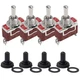 ACEIRMC Waterproof Toggle Switch 12V Marine ON Off 3 Pin 3 ON-OFF-ON 