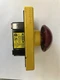 1pc USED REES 00662-002 MUSHROOM PUSHBUTTON RED/YELLOW 600 VAC 250 VDC 