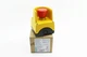 SIEMENS 3SB3801-0DF3 Caps, EMERGENCY STOP, Yellow Top *E01*