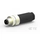 1PC TE AMP T4011008031-000 Connector, M8,Screw, Male,S,Unshield,3P,Gold