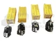 LOT OF 4 HUBBELL HBL1201L SINGLE POLE LOCK SWITCH 15A 120-277VAC