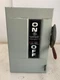 GE TG3221 30 AMP 240 VOLT SINGLE PHASE FUSIBLE INDOOR DISCONNECT..D-2270