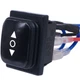 weideer Reverse Polarity Switch Waterproof 12V C-Waterproof Momentary, Black 
