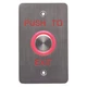 DYNALOCK 6610E Push to Exit Button,SS,Green/Red 45LX61