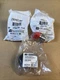 Telemecanique  (ZB2BT4+ZB2BZ102) Pushbutton Switch Set -Red + Protection Bellow
