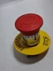 SCHNEIDER ZB4BS844 PUSHBUTTON OPERATOR RED TWIST RELEASE W/LEGEND PLATE