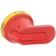 1PC ABB OHY65J6 Pistol Handle, 6X65Mm Red/Yel 3R, 12