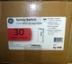 NEW GE THN3321 30 AMP NON-FUSIBLE SAFETY SWITCH 3 POLE 3W 240 VAC 250 VDC