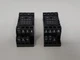 OMRON PYFZ-14-E RELAY SOCKET 4 POLE 6A (LOT OF 2) NNB