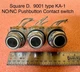 Square D  9001 KA-1   Ser K Contact Block (NO/NC) with  30mm Black Pushbutton