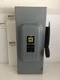 SQUARE D HU363 100 AMP 600 VOLT 3 PHASE N/FUSED DISCONNECT..D-1643