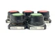 Lot of 5 Furnas 52PX8 Push Button 2x Green and 3x Red