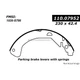 For Chevy Classic Malibu Centric Rear Brake Shoe Set TCP