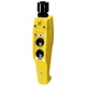 HUBBELL WIRING DEVICE-KELLEMS CPB21 PendantCntrlStation,DeadEnd,2Buttn,Ylw 5C317