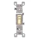 Leviton 15 Amp Single Pole Switch, Ivory (10-Pack) 1451-2IM