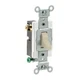 1PC Leviton 54504-2I 4-Way Switch, Framed Toggle, 15A, 120/277V, Ivory, Sid