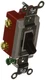 Hubbell HBL1222 Double Pole Toggle, Industrial Grade, 20 amp, 120/277V, Brown