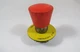 Siemens 3SB3500-1HA20 Red Mushroom Push Button Operator w/ Holder USED