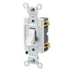 1PC Leviton CSB1-20W 1-Pole Switch, 20 Amp, 120/277V, White, Back/Side Wire