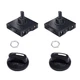 Taiss 2PCS Rotary Switch 13A-125V/10A-250V 4 Position 3 Speed Universal Speed...