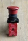 OMRON RED TWIST LOCK PUSH BUTTON WITH 3-A3T-3020 CONTACT BLOCKS