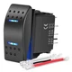 Nilight Waterproof Rocker Switch Toggle ON Off Switch, 