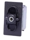 V2D1S00B Carling Momentary On-Off V Series Rocker Switch, Single Pole, No l