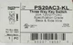 PASS & SEYMOUR LEGRAND PS20AC3 KL Three Way Key Switch 2 Position Maintained Key