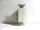 Leviton Decora 20A 120/277V 3-Way Rocker Switch White A5623-2W