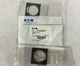 NEW, (LOT 2), EATON / CUTLER HAMMER E22NS36, PUSHBUTTON LEGEND PLATE BLACK