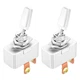DaierTek Heavy Duty 50 Amp 12V Toggle Switch Automotive 2 Position ON Silver 