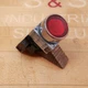 Siemens 3SB3 647-0AA21-0CC0 Illuminated Momentary Button, Red, 24V, 1NO/1NC