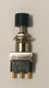 OHTO JAPAN FPDO 1 PUSH BUTTON miniature SWITCH ON-ON 6A 125 / 250 V AC Black NOS