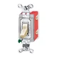 HUBBELL HBL1221I Wall Switch,Ivory,20A;Back;Side,SnglPole 6A700