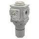 CKD R2000-8-W Pneumatic Regulator, 0.05-0.85MPa Set, 1.0MPa Max, Rc1/4