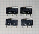 Lot of 4 Omron SS-5GL Snap Action Hinge Level Micro Switches 5 Amp 250V