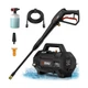 SENIX 13 Amp Electric Pressure Washer - 1700 PSI, 1.2 GPM, Compact with Foam ...