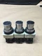 Lot Of 3 Fuji Electric AH30-S2 Black Push Buttons #705K135