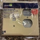 Lot Of 9 Leviton Switch Single Plug Plate Cover Plastic Ivory Large