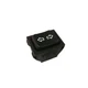 1PC For Rocker Switch Double Side Self-Reset R13-87 6 Pins 10A 250VAC