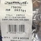 Servalite Toggle Switch Center Off 3/4HP 20A 125V 10A 250V 7503U 393181