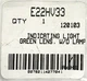 EATON CUTLER HAMMER E22HV33 Green Indicating Light E22 HV33